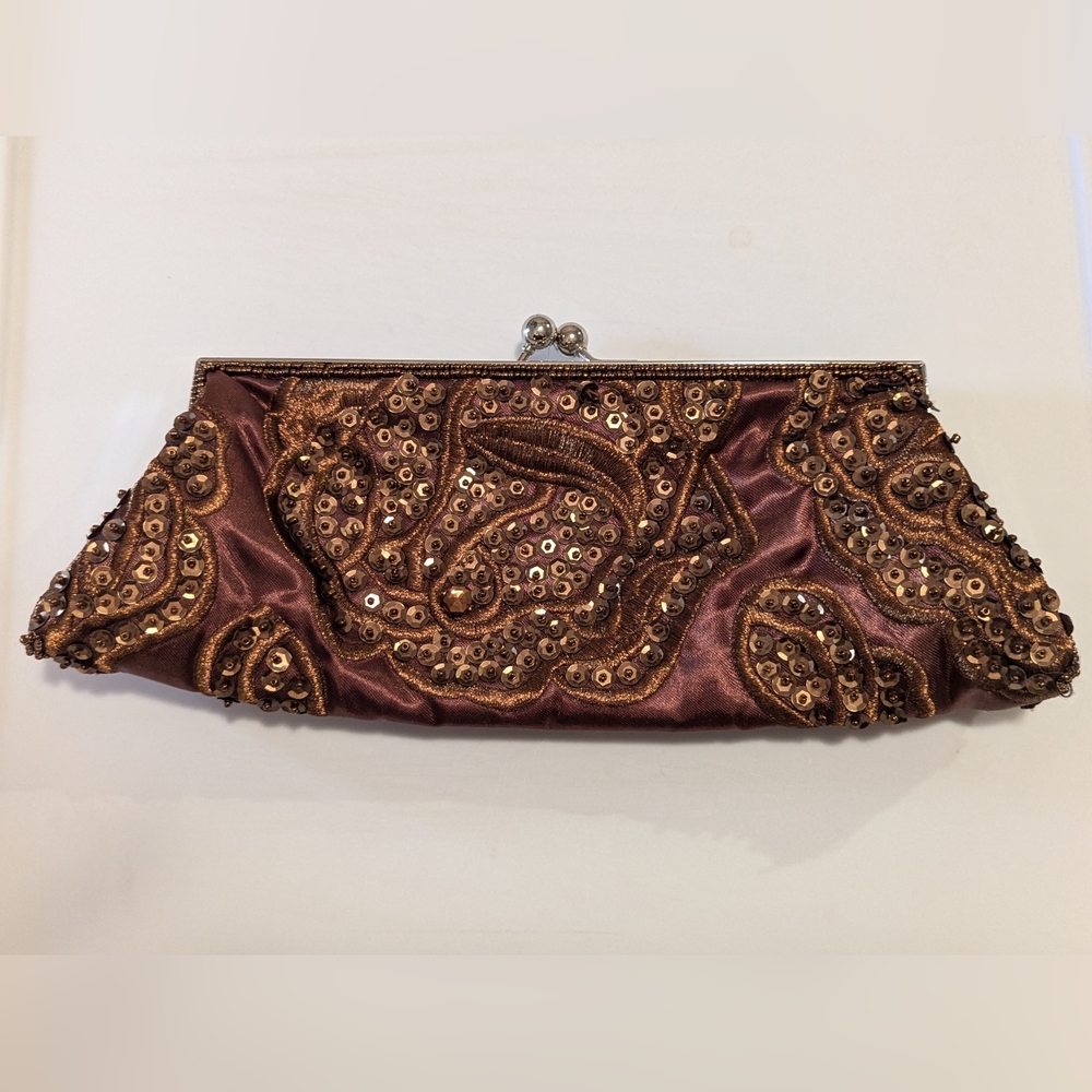 Clutch Purse Sequins Embroidery Special Event Holidays Snap Purse Apt 9 Wedding